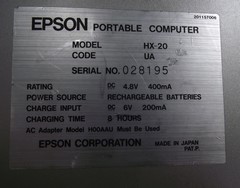 Epson HX-20